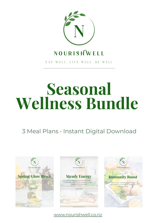 Seasonal Wellness Bundle – 3 NourishWell Meal Plans
